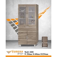 EUREKA 2.5ft Tall Kitchen Storage Cabinet