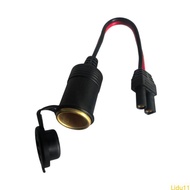 Lidu11 EC5 to 12V Vehicle Power Outlet Cable 12AWG 25cm 9 84inch EC5 Female Conversion Wire for Vehi
