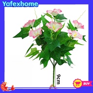 [YAFEXHM] Silk Morning Glory Artificial Flowers 7 or 14 Blooms Wedding Home Decor Outdoor
