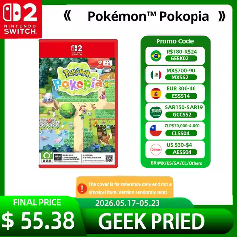 Pokemon Pokopia - Nintendo Switch 2 Game Deals - NS2 Games Cartridge Physical Card Support TV Tablet