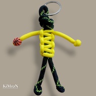 GANTUNGAN Nba Basketball Stickman Keychain Paracord Rope Souvenir
