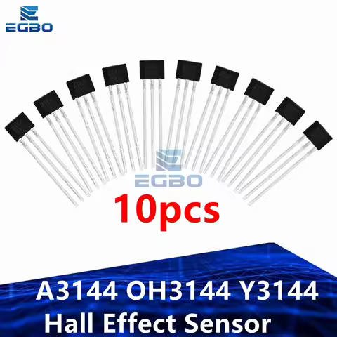 10~100PCS A3144 OH3144 Y3144 Hall Effect Sensor Brushless Electric Motor TO-92UA A3144EUA