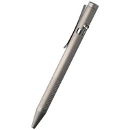 ROSEGOOD Ballpoint Pen, Titanuim Grey Alloy Pen, Easy Carry Bolt Action Pen Daily Use