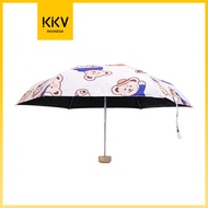 KKV Payung Mini Seri Hewan AINUOWEI Beruang &amp; Kelinci   Kecil Portabel dan Melindungi dari Matahari