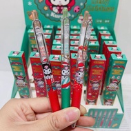 Sanrio Kawaii Roller Ball Pen Stationery Anime Kuromi My melody Cinnamoroll Black ink 0.5MM novelty pen Children School Kids Gifts