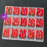 Liverpool Player Card Set 2010. Of 15 Pieces
