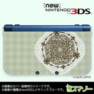 (new Nintendo 3DS 3DS LL 3DS LL ) かわいいGIRLS 24 レース3 パステルグリーン カバー