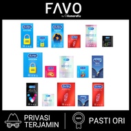Kondom Durex - Kondom Durex Close Fit / Invisible / Pleasuremax / Performa / Together / Fetherlite /