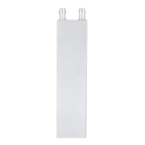 Silver Aluminum Alloy Heat Sink 40x80mm/40x120mm/40x160mm/40x200mm horizontal water outlet Liquid Co