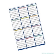 Sugar 2026 Full Year Calendar Wall Planner 2026 Yearly Planner Erasable Wall Planner