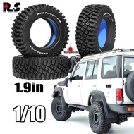 RS 1.9In Rubber Tires Wheel 90x33mm 4PCS for 1/12 RC Model Car Crawler MJX H12P H12Y Accessories