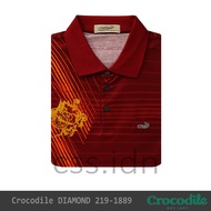 Men's Crocodile Diamond Collar T-Shirt 219-1889-10 Crocodile Polo Shirt Men Polo T Shirt Men