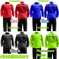 №☒[Shop Malaysia] Arai RRS04 Premium Quality Raincoat 2 Layer Pocket M - XXXL Free Bag Baju Hujan Rain Coat Motorcycle G