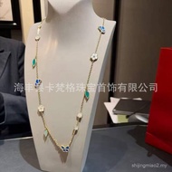 New Style Blue Butterfly Random Flower Bracelet Female Seiko luck Lucky Four Flower Bracelet Earring