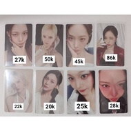 Photocard viviz trading card MD concert eunha sinb umji POB