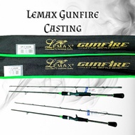 Lemax Gunfire Rod casting .Joran BC hollow fiber .
