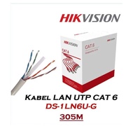 305m roll of Hikvision Cat6 network cable DS-1LN6U-G, DS-1LN6-UE-W