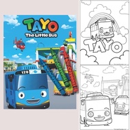 Tayo Bus Coloring Activity Book Birthday Party Giveaway Souvenir