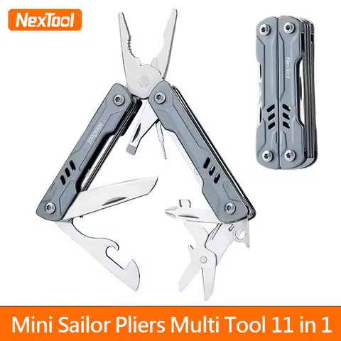 NexTool S11 11 In 1 Mini Sailor Pliers Multi Tool Pocket Knife Folding Tools Outdoor Wire Cutters Ca