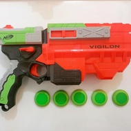 Nerf Vigilon 5 dics blaster Original nerf Vigilon