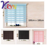 ViRYN Modern Home Indoor 180cm Window Zebra Curtain Screen Roller Blind Living Room Curtain Bedroom Modern Langsir