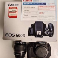 Canon EOS 600D/EFS 18-55MM/EFS 15-85M...