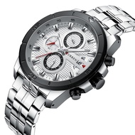fashion watch CURREN Watches 8337 New Calendar Fashion Business Stainless Steel Shell Back Mechanical Men Watch