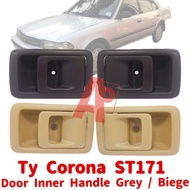 Toyota Corona ST171 Door Inner Handle Grey / Biege New