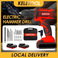 88v Rotary Tool Cordless Drill Electric Screwdriver Rechargeable Driver