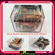 Car 12v 87A 5pin Relay / Control Device RED BETTA RELAY 87a (80A)