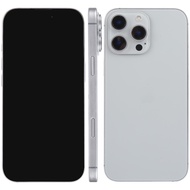For iPhone 16 Pro & 16 Pro Max Case With logo Black Dark Color Screen Non-Working Dummy Fake Display