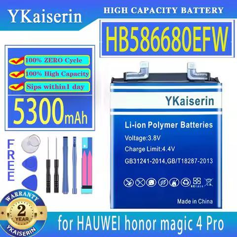 5300mAh Mobile Phone Battery for Huawei honor magic 4 Pro 4Pro magic4 Pro