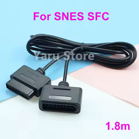 Yaru Store For SNES Controller Extension Cable For Super SNES Controller 1.8m Game Controller Extens