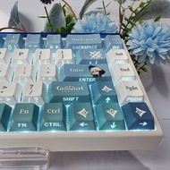 Original God Funingna PBT Material Original Factory Side Engraved Transparent Keycap Sublimation woo
