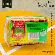 Sambal Bumbu Pecel Blitar Sambal Bean Sari Flavor Packaging Ready To Eat 400gr