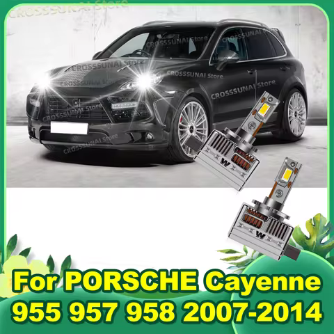 LED Canbus Headlight Bulbs 6000K 50000LM Xenon Lamp Replacement For PORSCHE Cayenne 955 957 958 2007