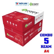 Combo 10 Ream giấy A4 80 gsm IK Copy (500 tờ) - Hàng nhập khẩu Indonesia