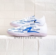 Sepatu Futsal Specs Lightspeed Reborn White Blue