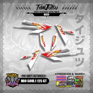 MIO SOUL I 125 GT DECALS ( FOR WHITE HOTWHEELS )【ThaijutsuStickers】