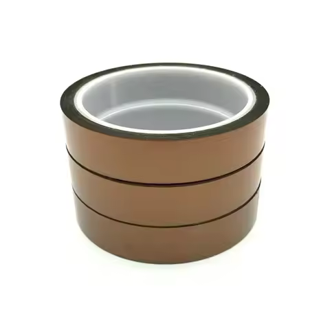 33M/Roll High temperature resistant 3D tape polyimide tape brown 3mm-50mm insulation high temperatur