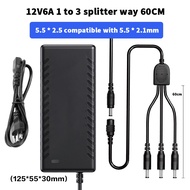 12V6A One Point Three Power Adapter 500mA 600mA 1A Maximum Current 2A