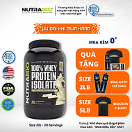 [30 lần dùng] NutraBio Ultimate Muscle Lean Whey Protein 100% - Sử dụng công nghệ lọc CFM tinh khiết