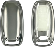 SEGADEN PC Key Case Cover Protective Holder Paint Metallic Color Compatible with Audi A4 A5 A7 A8 S4