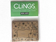 Hero Arts Cling Stamps 4."X4" Cherries