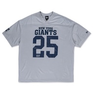 New Era เสื้อยืดแขนสั้นรุ่น New York Giants Nfl Historic Dolphin Gray Oversized Short Sleeve T-Shirt