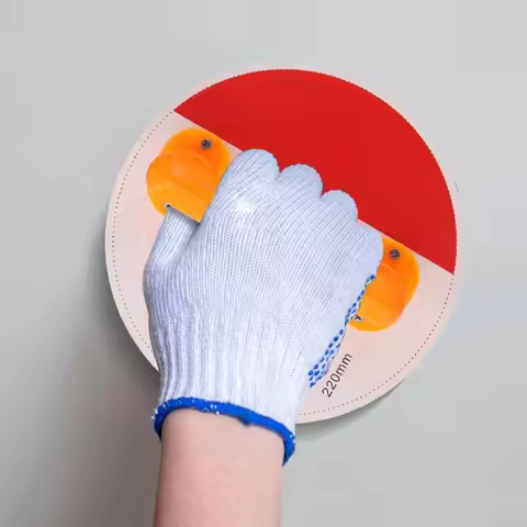 9 Inch Round Sanding Pad Self-adhesive Ergonomic Design Self-adhesive Sandpaper Holder Round Handhel