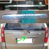 Rear trunk door trundlite cover trim logo AVANZA OLD 2004 to 2011 2010 2009 2008 2007 2006 2005 plas