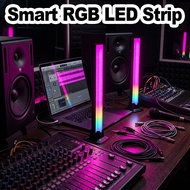 App Remote Control Light Bar Voice Reactive RGBIC Smart TV Backlight Dynamic Color Changing Ambient 