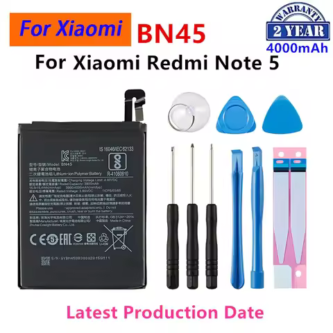 Brand New BN45 4000mAh Battery For Xiaomi Redmi Note 5 Note5 BN45 High Quality Phone Replacement Bat