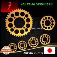 415 SPROCKET REAR RXZ Y125Z LC135 SRL110 RXZ135 FOR 415 CHAIN SPROCKET SET LC V1 V2 V3 V4 RKM RK D